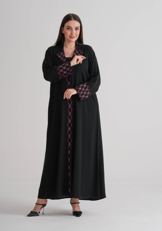 Embroidered Handwork Indonesian Soft Kuba Abaya