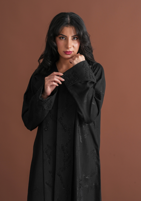 Devesh Abaya with Front Cutting Handwork