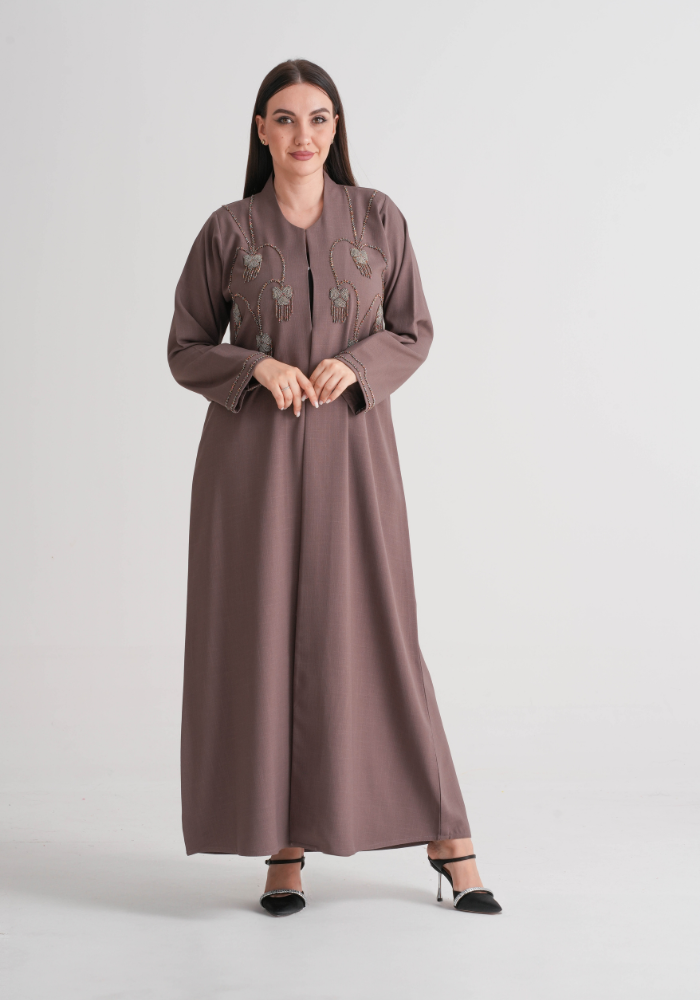 Handworked Notun Pua Tarbuj Abaya