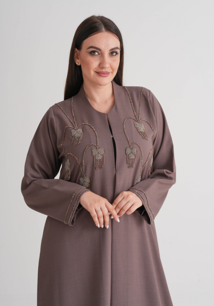 Handworked Notun Pua Tarbuj Abaya