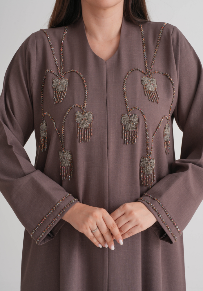 Handworked Notun Pua Tarbuj Abaya