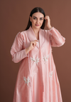 Hari Hindi Rish Handworked Abaya